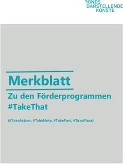 MERKBLATT ZU DEN F&Ouml;RDERPROGRAMMEN #TAKETHAT - (#TAKEACTION, #TAKENOTE, #TAKEPART, #TAKEPLACE) - FONDS DARSTELLENDE K&Uuml;NSTE EV