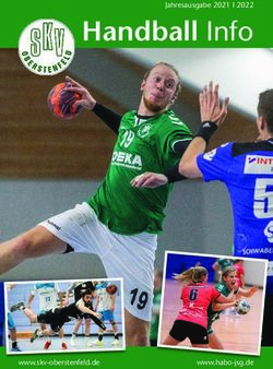 Handball Info Jahresausgabe 2021 I 2022 - www.skv-oberstenfeld.de - SKV Oberstenfeld