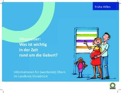 Wegweiser: Was ist wichtig in der Zeit rund um die Geburt? - Informationen für (werdende) Eltern im Landkreis Osnabrück - Landkreis Osnabrück