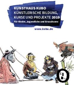 KUNSTHAUS KUBO KÜNSTLERISCHE BILDUNG, KURSE UND PROJEKTE 2019 - Für Kinder, Jugendliche und Erwachsene