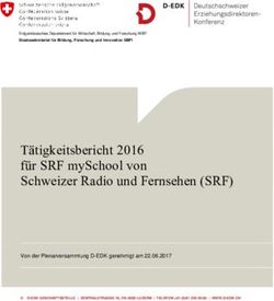Tätigkeitsbericht 2016 für SRF mySchool von Schweizer Radio und Fernsehen (SRF)