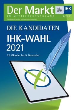 Der Markt IHK-WAHL 2021 - Oktober bis 5. November - IHK Magdeburg