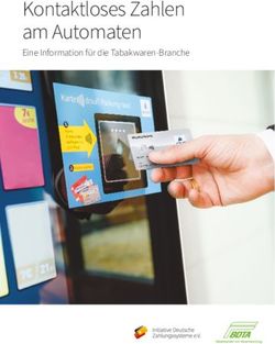 Kontaktloses Zahlen am Automaten - Eine Information f&uuml;r die Tabakwaren-Branche - BDTA