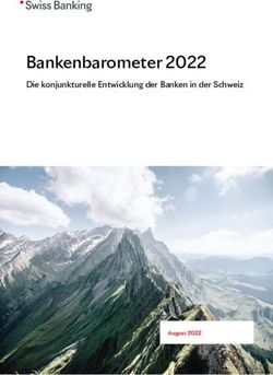 Bankenbarometer 2022 Die konjunkturelle Entwicklung der Banken in der Schweiz - August 2022 - Schweizerische Bankiervereinigung