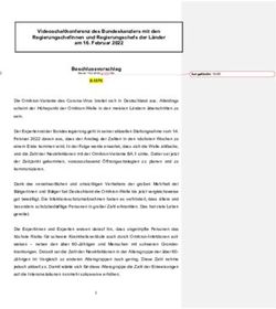 Videoschaltkonferenz des Bundeskanzlers mit den Regierungschefinnen und Regierungschefs der L&auml;nder am 16. Februar 2022 Beschlussvorschlag