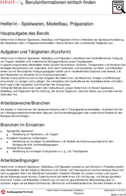 Berufsinformationen einfach finden Helfer/in - Spielwaren, Modellbau, Pr&auml;paration