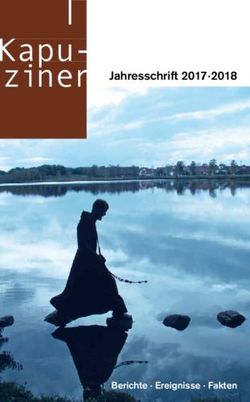 Jahresschrift 2017.2018 - Berichte . Ereignisse . Fakten - Kapuziner.de