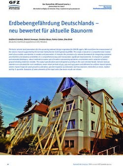 Erdbebengef&auml;hrdung Deutschlands - neu bewertet f&uuml;r aktuelle Baunorm - GFZ-Potsdam