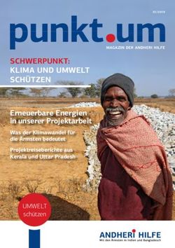 SCHWERPUNKT: KLIMA UND UMWELT SCH&Uuml;TZEN - Erneuerbare Energien in unserer Projektarbeit - Andheri-Hilfe
