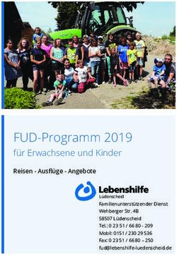 FUD-Programm 2019 f&uuml;r Erwachsene und Kinder - Lebenshilfe L&uuml;denscheid