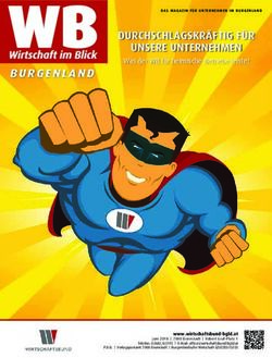 DURCHSCHLAGSKR&Auml;FTIG F&Uuml;R UNSERE UNTERNEHMEN - Was der WB f&uuml;r heimische Betriebe leistet - Wirtschaftsbund