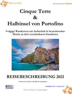Cinque Terre & Halbinsel von Portofino - Wandern Italien