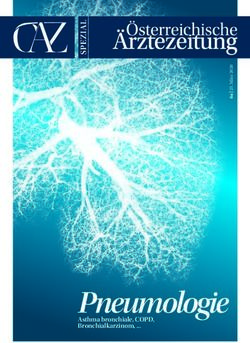 Pneumologie Asthma bronchiale, COPD, Bronchialkarzinom - Österreichische Ärztezeitung