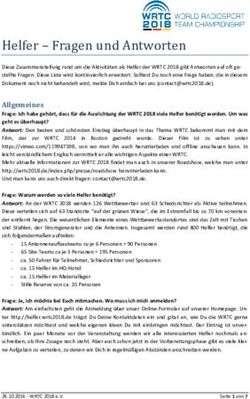 Helfer - Fragen und Antworten - WRTC 2018