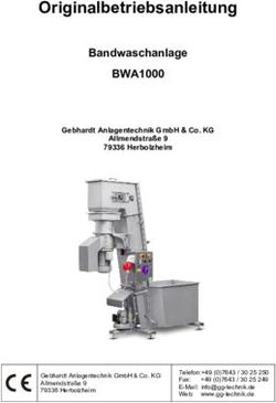 Originalbetriebsanleitung - Bandwaschanlage - Gebhardt ...