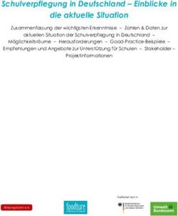 Schulverpflegung in Deutschland - Einblicke in die aktuelle Situation