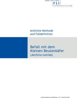 Befall mit dem Kleinen Beutenk&auml;fer - (Aethina tumida) Amtliche Methode und Falldefinition