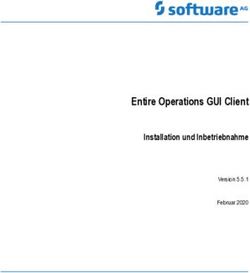 Entire Operations GUI Client - Installation und Inbetriebnahme Version ...