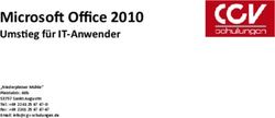 Microsoft Office 2010 - Umstieg f&uuml;r IT-Anwender