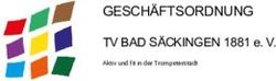 GESCH&Auml;FTSORDNUNG TV BAD S&Auml;CKINGEN 1881 e. V - TV Bad S&auml;ckingen 1881 eV