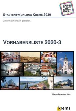 VORHABENSLISTE 2020-3 - STADTENTWICKLUNG KREMS 2030 Zukunft gemeinsam gestalten.