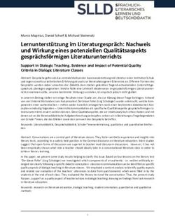 Lernunterstützung im Literaturgespräch: Nachweis und Wirkung eines potenziellen Qualitätsaspekts gesprächsförmigen Literaturunterrichts - Open ...