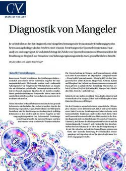 Diagnostik von Mangeler scheinungen - Österreichische ...