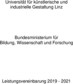Universität für künstlerische und industrielle Gestaltung Linz Bundesministerium für Bildung, Wissenschaft und Forschung Leistungsvereinbarung ...