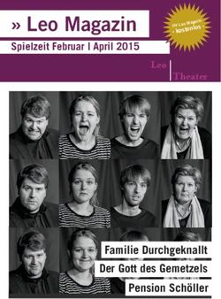 Leo Magazin Spielzeit Februar | April 2015 - Familie Durchgeknallt Der Gott des Gemetzels Pension Sch&ouml;ller