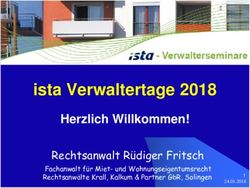 Ista Verwaltertage 2018 - Herzlich Willkommen! Rechtsanwalt R&uuml;diger Fritsch - ista Hannover 14.-15.2.2018