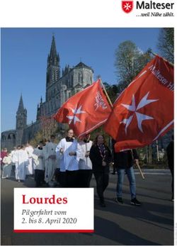 Lourdes Pilgerfahrt vom 2. bis 8. April 2020 - Malteser Wallfahrten