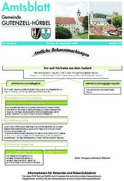 Amtsblatt Gemeinde - Gutenzell-H&uuml;rbel