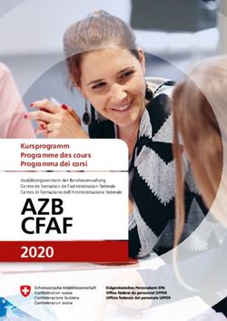 AZB CFAF 2020 Kursprogramm Programme des cours Programma dei corsi - admin.ch