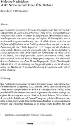Schlechte Nachrichten: "Fake News" in Politik und Öffentlichkeit
