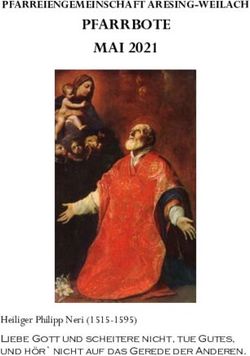 PFARRBOTE MAI 2021 PFARREIENGEMEINSCHAFT ARESING-WEILACH - Heiliger Philipp Neri (1515-1595)