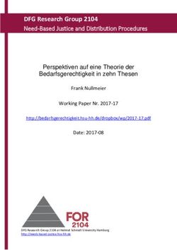 DFG Research Group 2104 - Need-Based Justice and Distribution Procedures - Helmut-Schmidt-Universit&auml;t