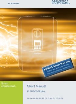 Short Manual PLENTICORE plus - DE, DA, EL, EN, ES, ET, FR, IT, NL, PL, PT, SV, TR - Solarmarkt