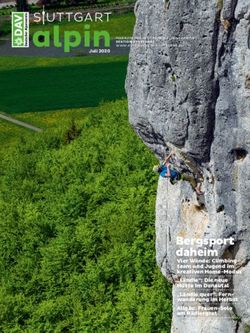 Alpin S UTTGART - Alpenverein Stuttgart