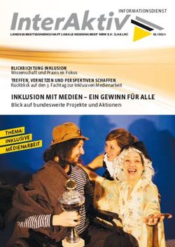 Inklusion mit medien - ein gewinn f&uuml;r alle - Blick auf bundesweite Projekte und Aktionen