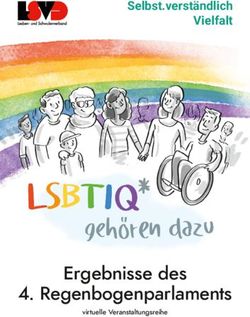 Ergebnisse des 4. Regenbogenparlaments - Selbst.verst&auml;ndlich Vielfalt - virtuelle Veranstaltungsreihe - LSVD