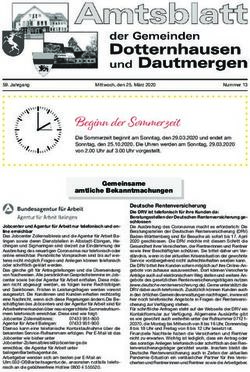 Beginn der Sommerzeit - Gemeinde Dotternhausen