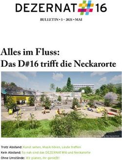 Alles im Fluss: Das D#16 trifft die Neckarorte - BULLETIN 3 - 2021 MAI - Dezernat 16
