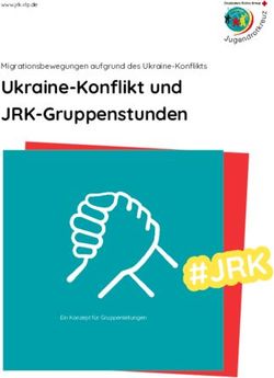 Ukraine-Konflikt und JRK-Gruppenstunden - Migrationsbewegungen aufgrund des Ukraine-Konflikts