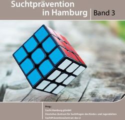 Suchtprävention in Hamburg Band 3 - Hrsg.: Sucht.Hamburg gGmbH Deutsches Zentrum für Suchtfragen des Kindes- und Jugendalters ...