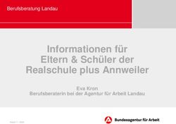 Informationen f&uuml;r Eltern & Sch&uuml;ler der Realschule plus Annweiler - Eva Kron Berufsberaterin bei der Agentur f&uuml;r Arbeit Landau