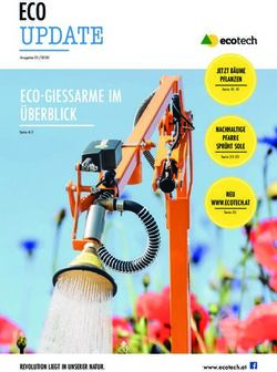UPDATE ECO ECO-GIESSARME IM &Uuml;BERBLICK - Eco Technologies