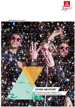 STARK AM START Begrüßungsrunden vielfältig und erfolgreich durchführen Version 2016 - IG Metall Aalen