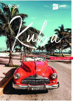 REISEBEGLEITUNG: MIRIAM & CARLOS BERNALES-K&Uuml;HNI 13 - 28. APRIL / 1. MAI 2020