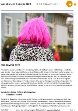 THE GAME IS OVER - astroaktuell.ch