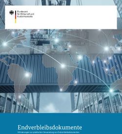 Endverbleibsdokumente - Seminare ...